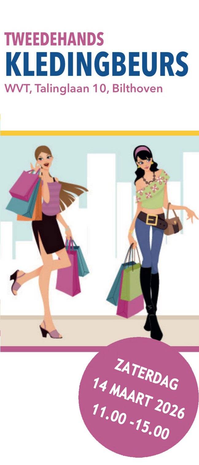 14 MAART 2026 Kledingbeurs in Bilthoven